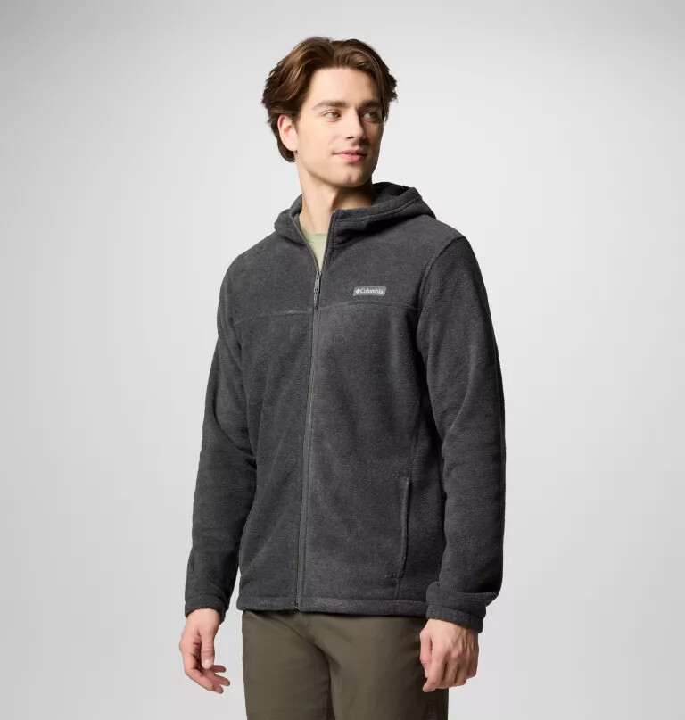 steens mountain fleece-hettegenser med glidelås for menn – tall