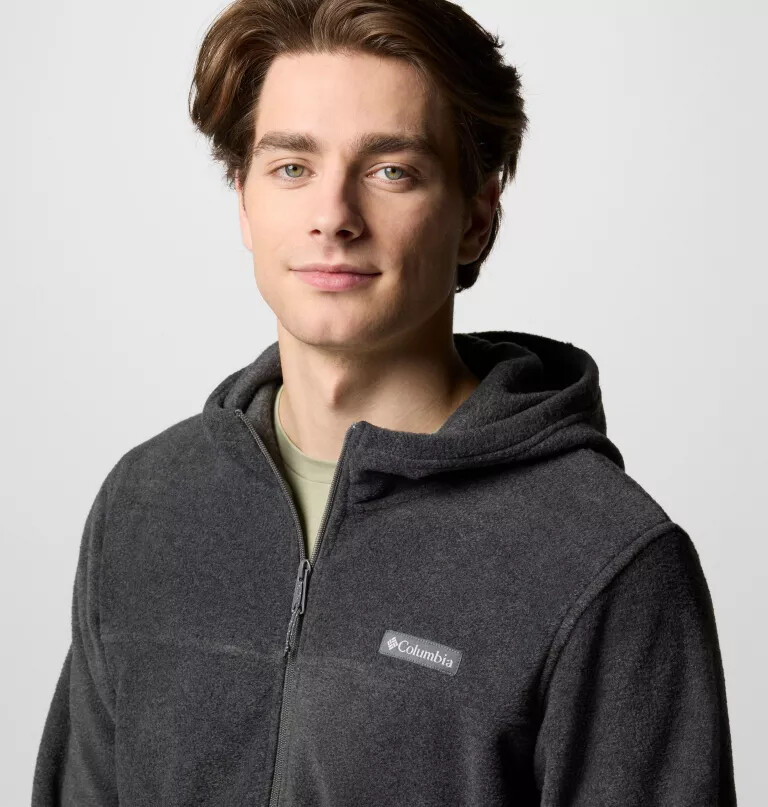 steens mountain fleece-hettegenser med glidelås for menn – tall