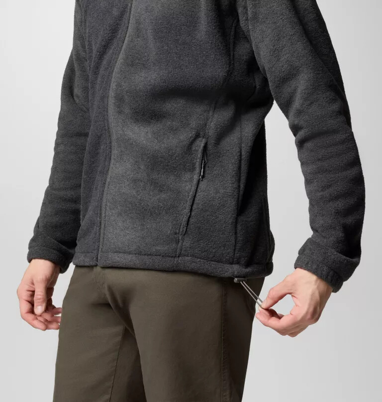 steens mountain fleece-hettegenser med glidelås for menn – tall