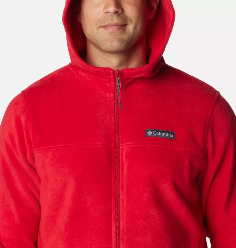 steens mountain fleece-hettegenser med glidelås for menn – tall
