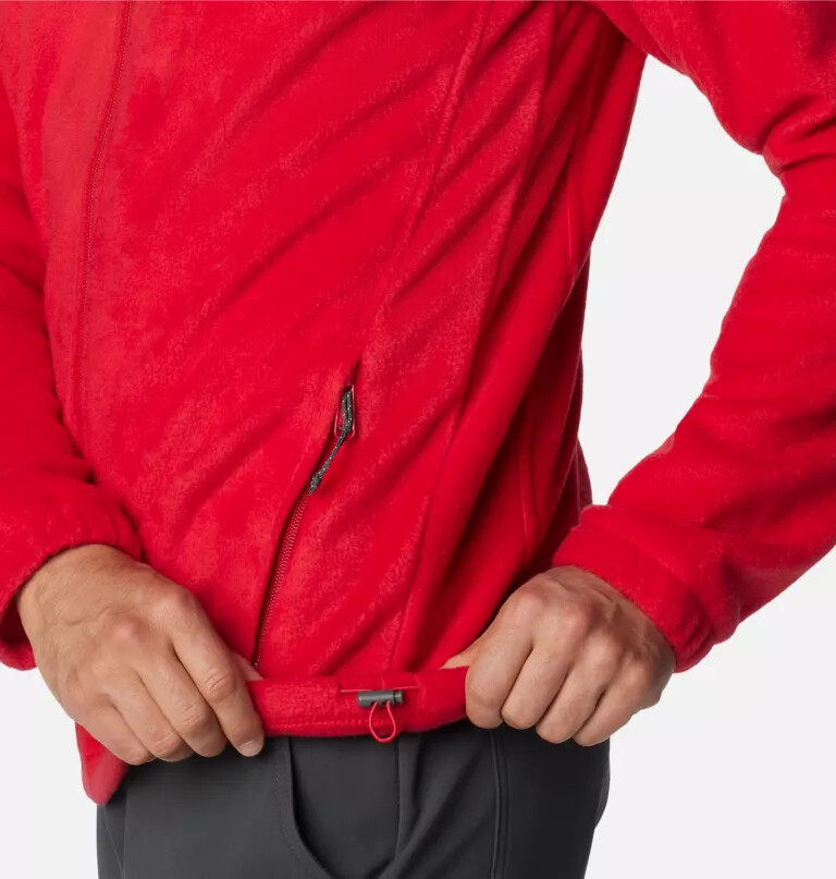 steens mountain fleece-hettegenser med glidelås for menn – tall