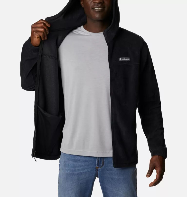 steens mountain fleece-hettegenser med glidelås for menn – tall
