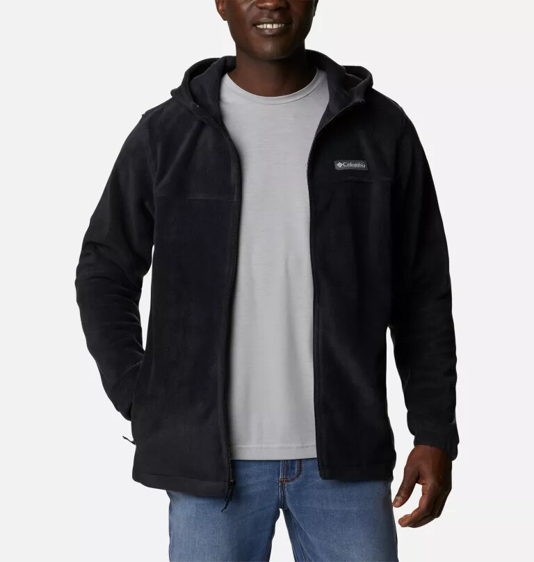 steens mountain fleece-hettegenser med glidelås for menn – tall