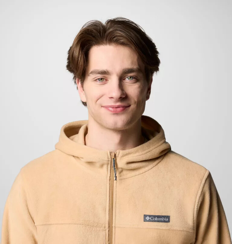 steens mountain fleece-hettegenser med glidelås for menn – tall