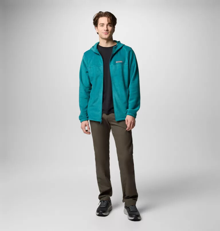 steens mountain fleece-hettegenser med glidelås for menn – tall