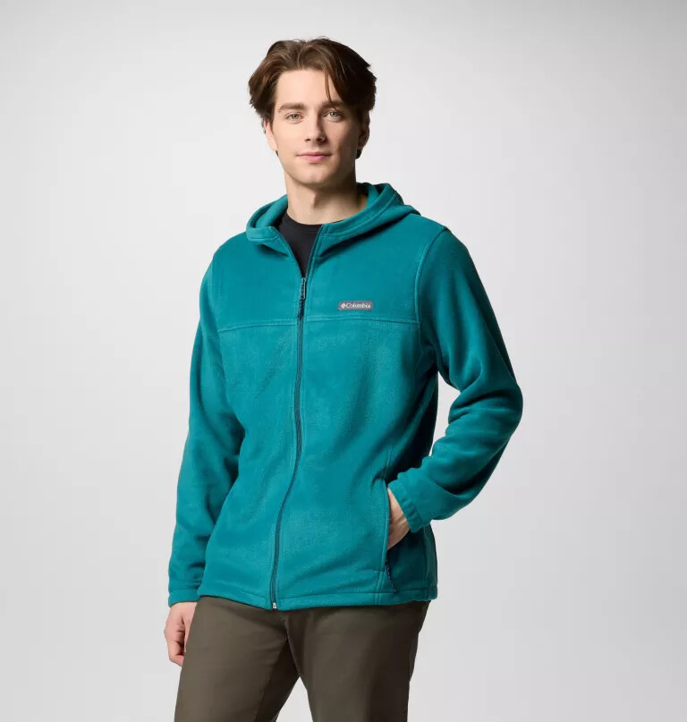 steens mountain fleece-hettegenser med glidelås for menn – tall