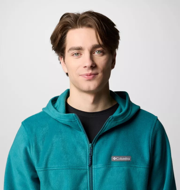 steens mountain fleece-hettegenser med glidelås for menn – tall