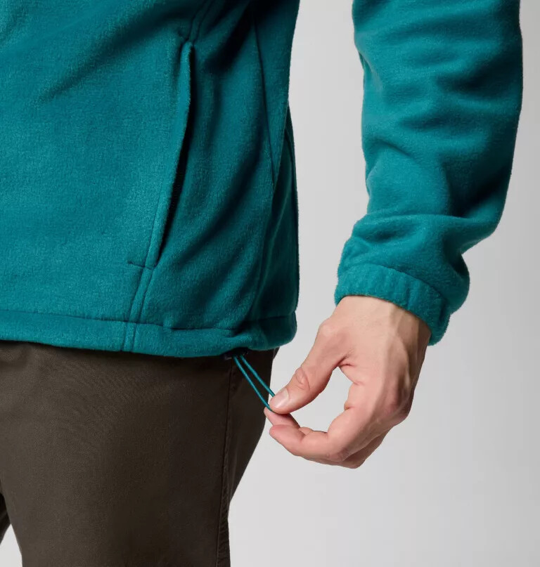 steens mountain fleece-hettegenser med glidelås for menn – tall