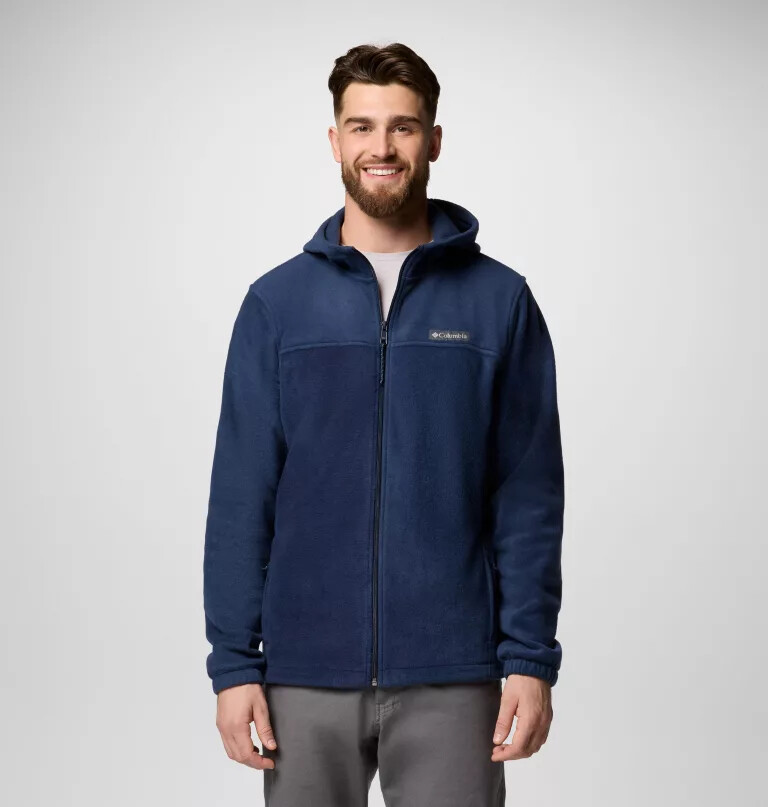 steens mountain fleece-hettegenser med glidelås for menn – tall