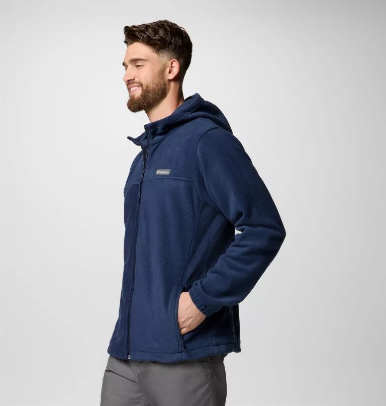 steens mountain fleece-hettegenser med glidelås for menn – tall