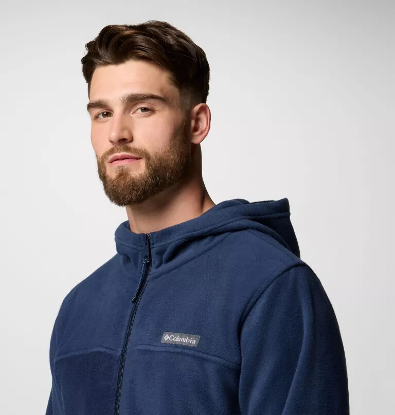 steens mountain fleece-hettegenser med glidelås for menn – tall