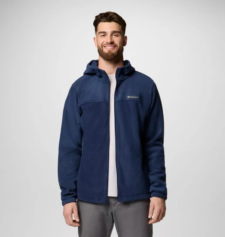 steens mountain fleece-hettegenser med glidelås for menn – tall