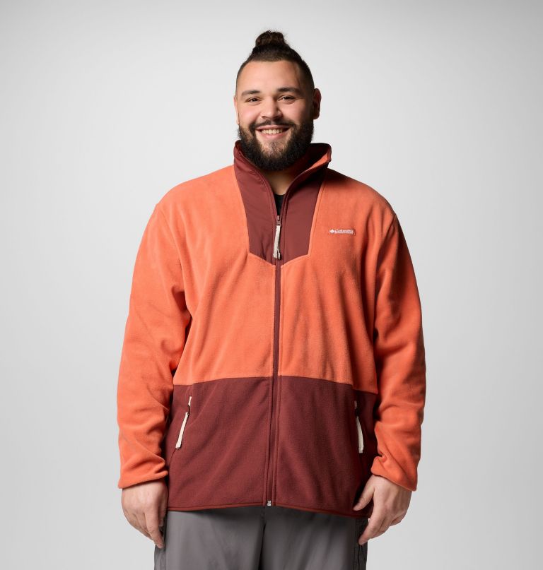 herre sequoia grove fleece med glidelås – stor