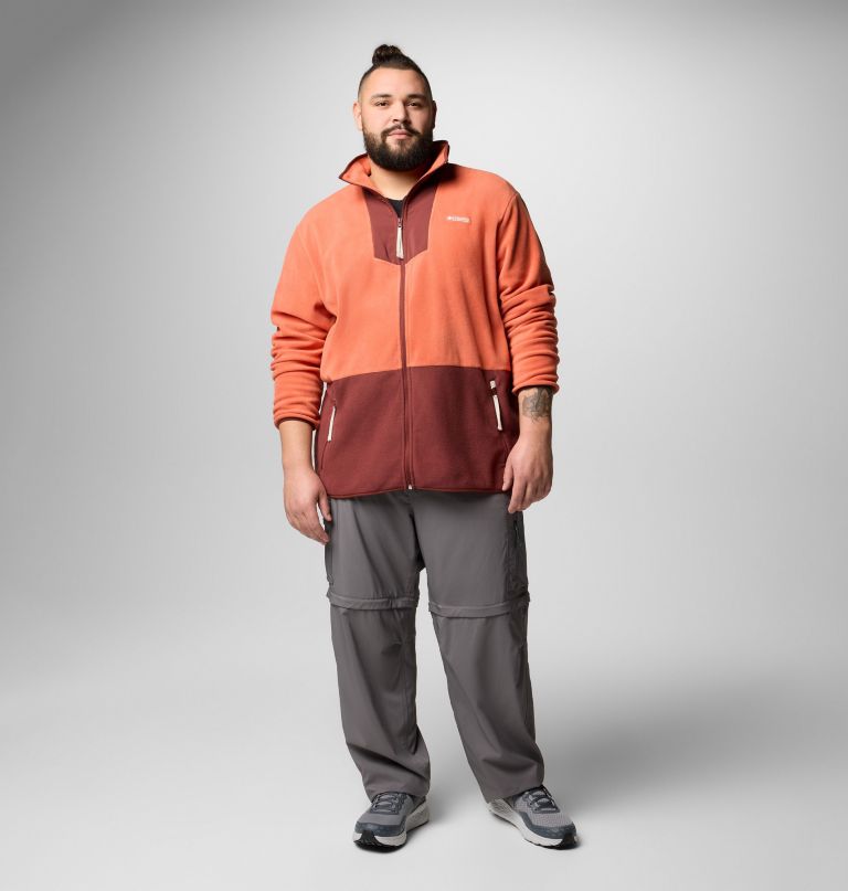 herre sequoia grove fleece med glidelås – stor