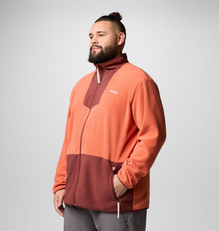 herre sequoia grove fleece med glidelås – stor