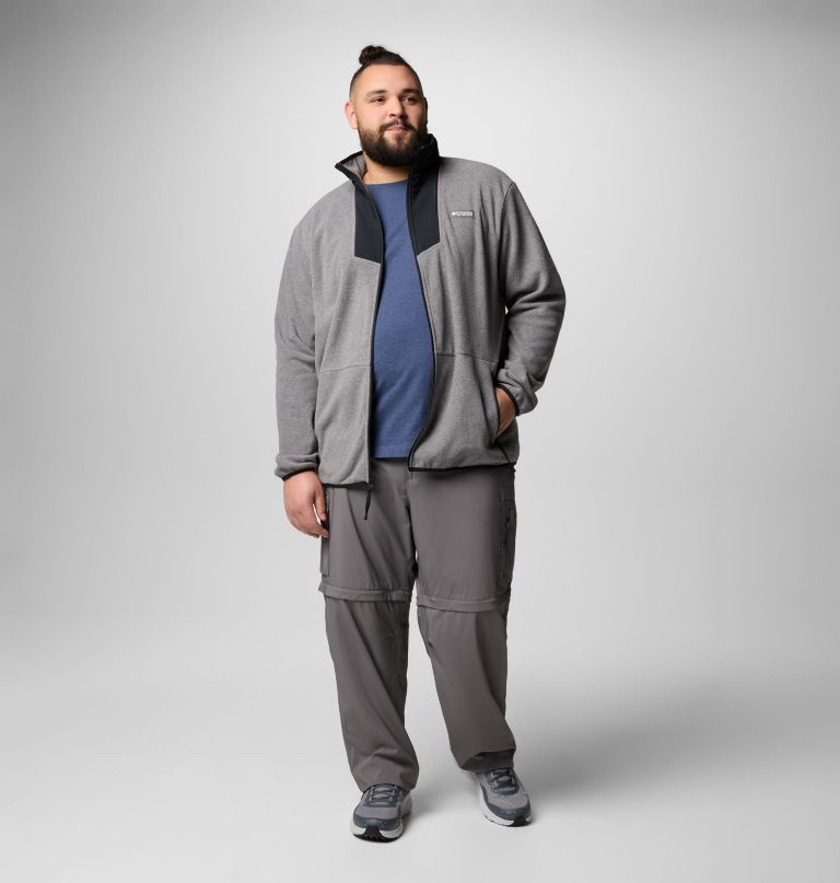 herre sequoia grove fleece med glidelås – stor