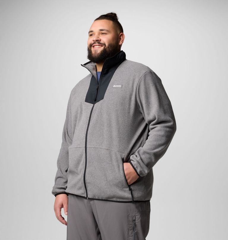 herre sequoia grove fleece med glidelås – stor