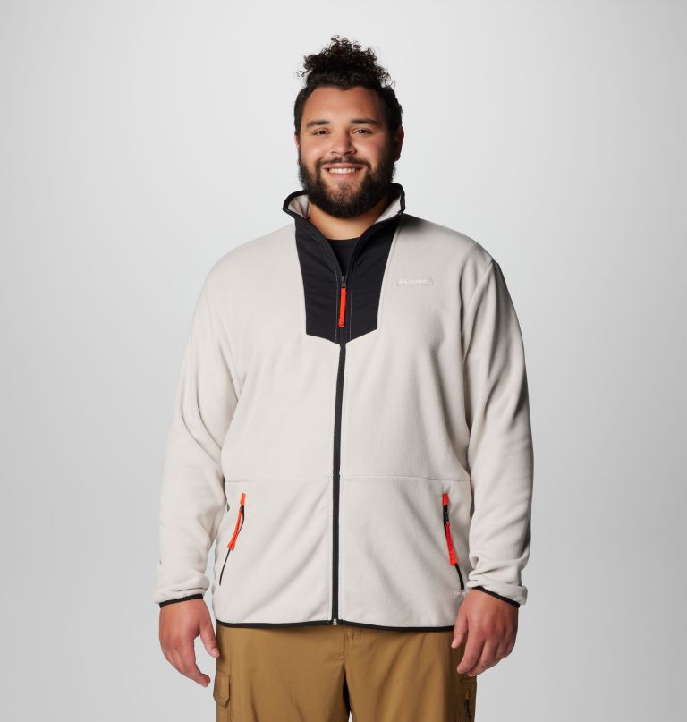 herre sequoia grove fleece med glidelås – stor