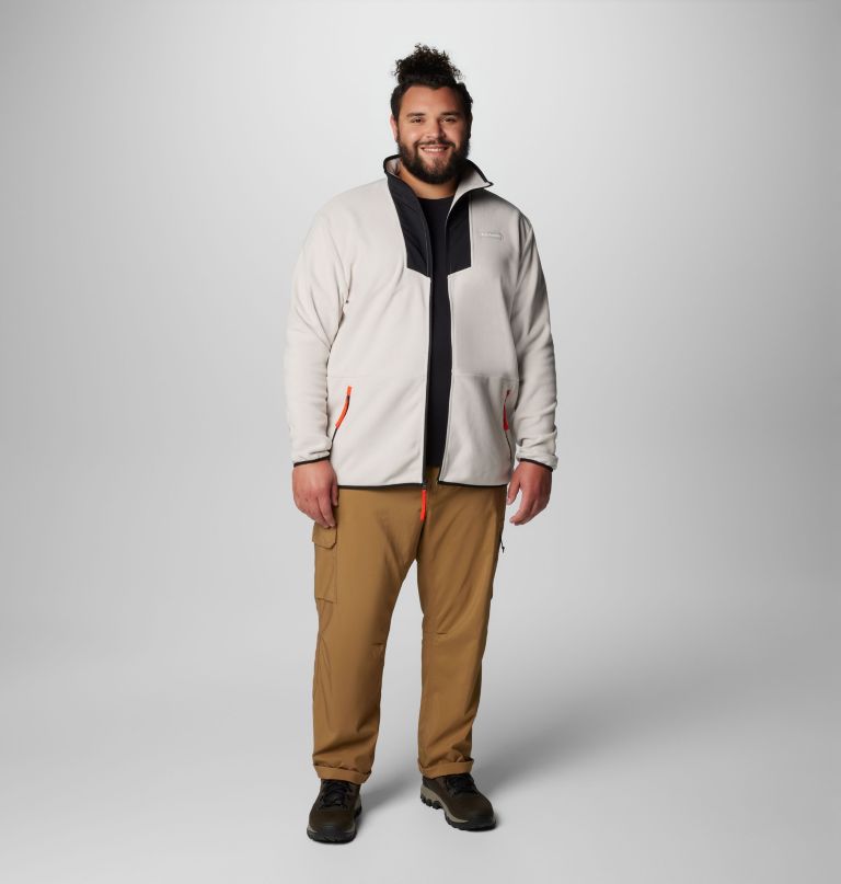 herre sequoia grove fleece med glidelås – stor