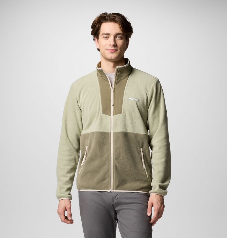 herre sequoia grove fleece med glidelås – tall