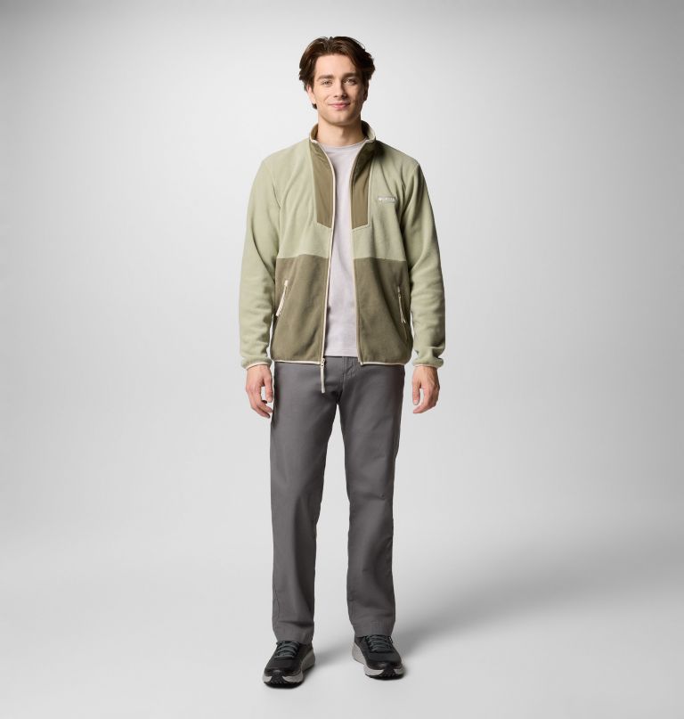 herre sequoia grove fleece med glidelås – tall