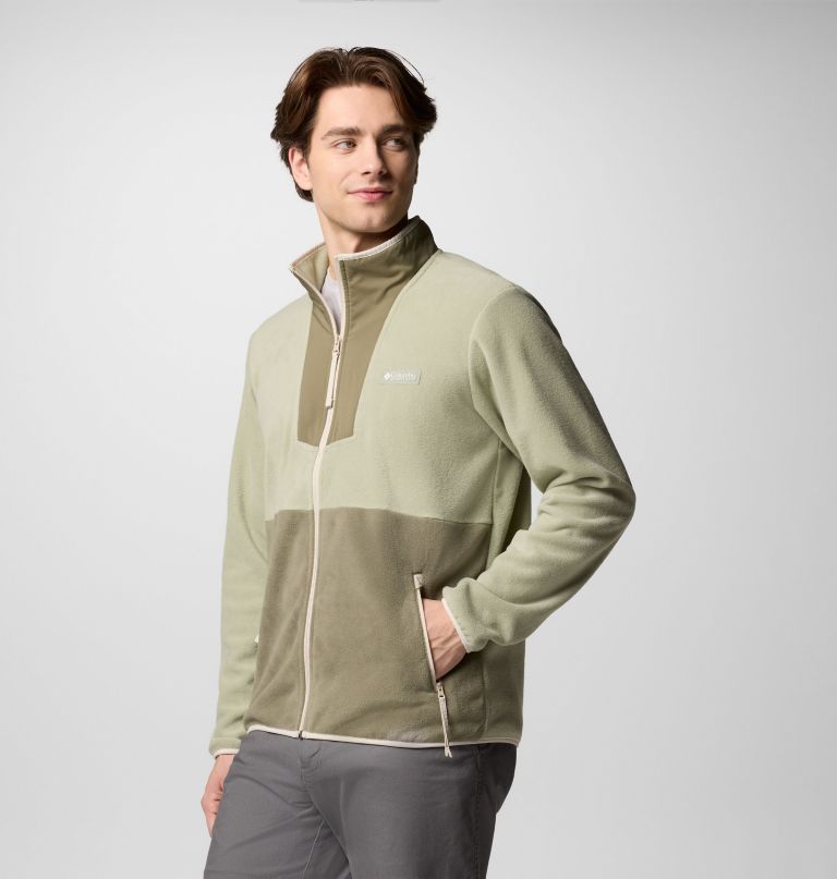 herre sequoia grove fleece med glidelås – tall