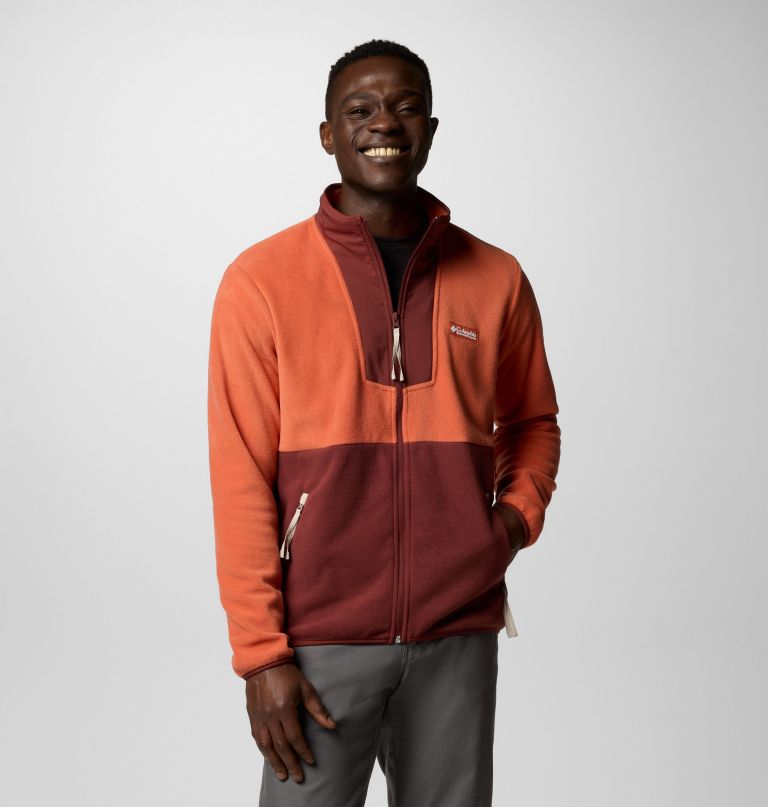 herre sequoia grove fleece med glidelås – tall