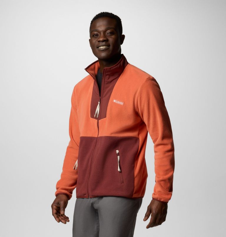 herre sequoia grove fleece med glidelås – tall