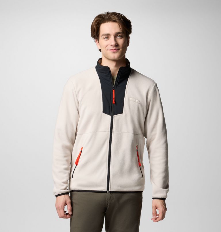herre sequoia grove fleece med glidelås – tall