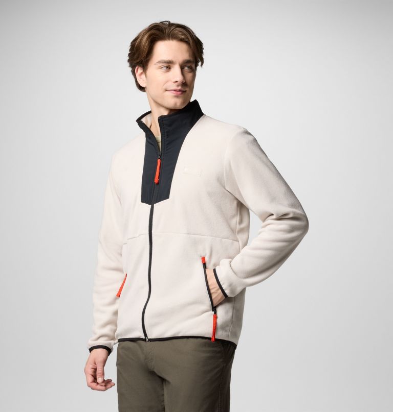 herre sequoia grove fleece med glidelås – tall