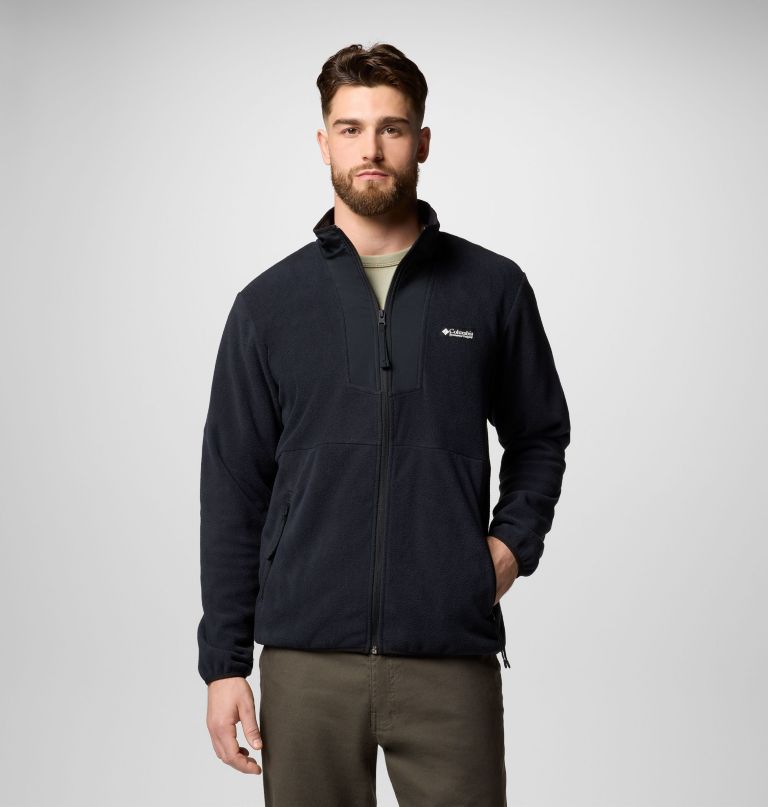 herre sequoia grove fleece med glidelås – tall