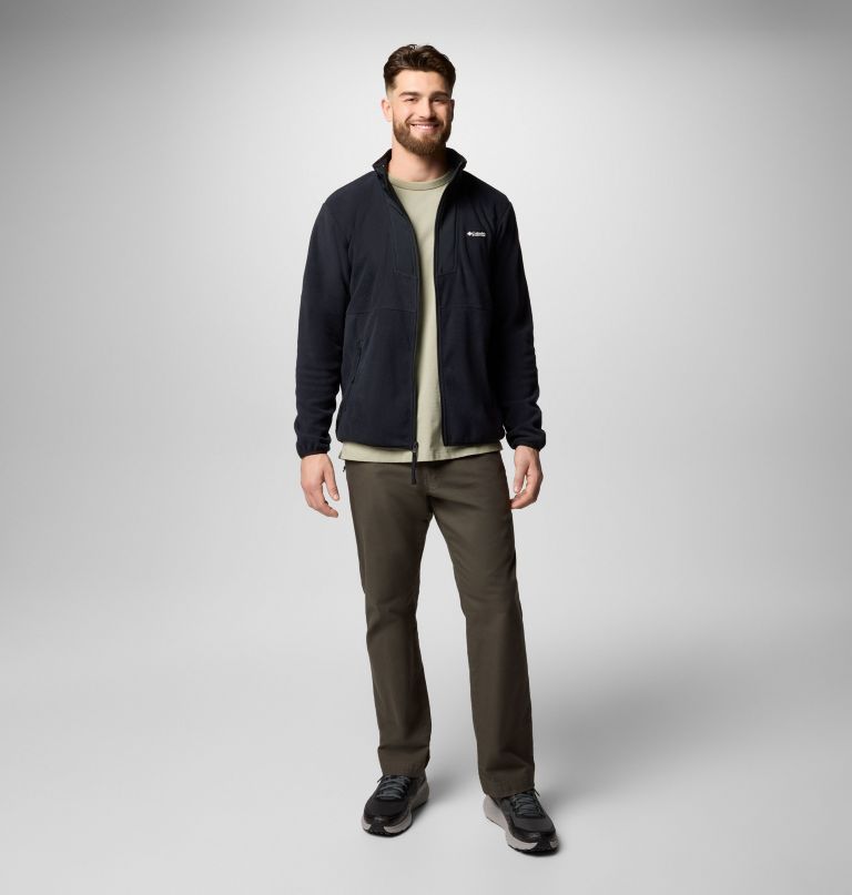 herre sequoia grove fleece med glidelås – tall