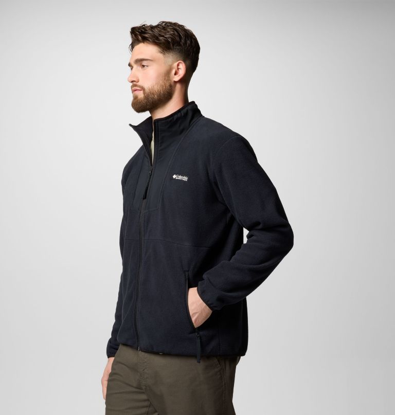 herre sequoia grove fleece med glidelås – tall