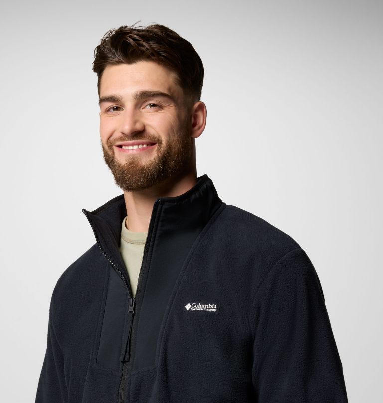 herre sequoia grove fleece med glidelås – tall