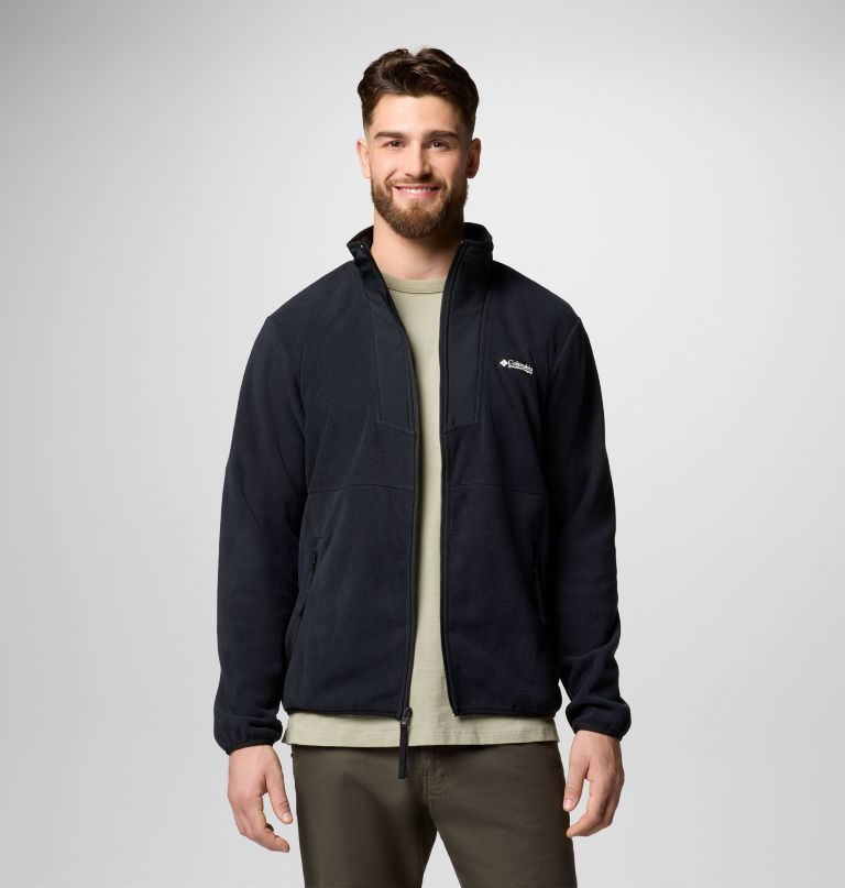 herre sequoia grove fleece med glidelås – tall