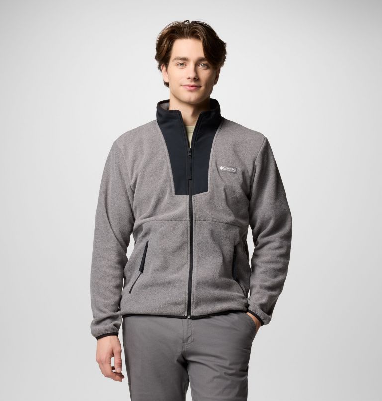 herre sequoia grove fleece med glidelås – tall