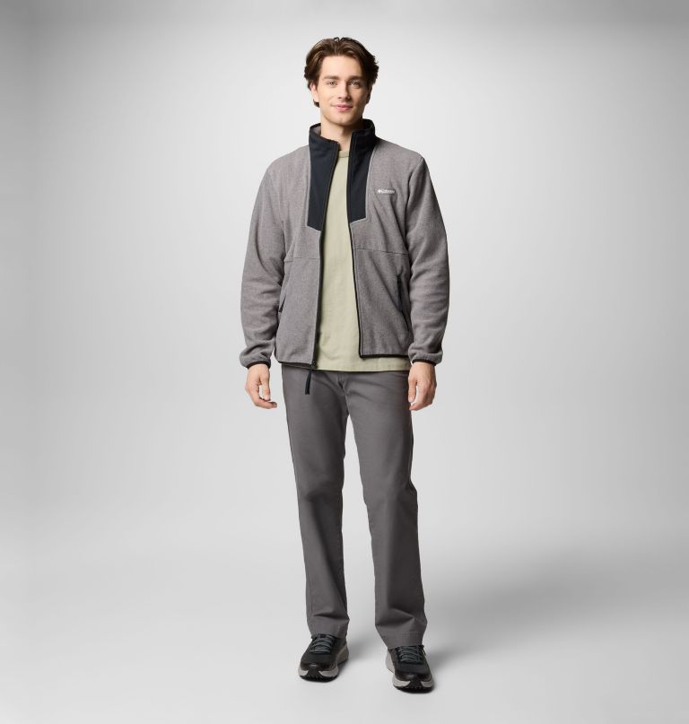 herre sequoia grove fleece med glidelås – tall