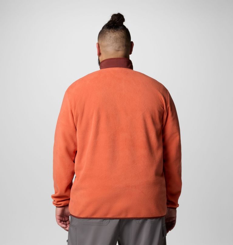 herre sequoia grove fleece med halv glidelås – stor