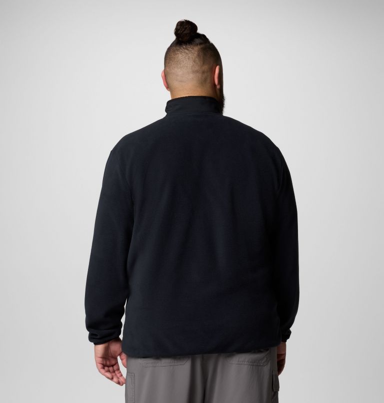 herre sequoia grove fleece med halv glidelås – stor