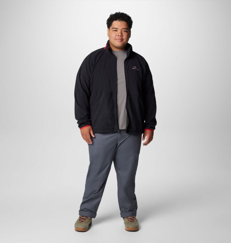 herre collegiate flanker iv fleecejakke – georgia – stor
