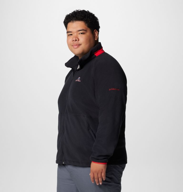 herre collegiate flanker iv fleecejakke – georgia – stor