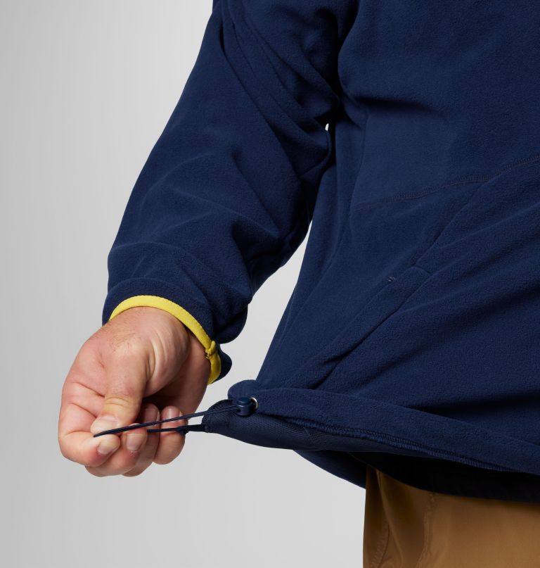 herre collegiate flanker iv fleecejakke – michigan – stor