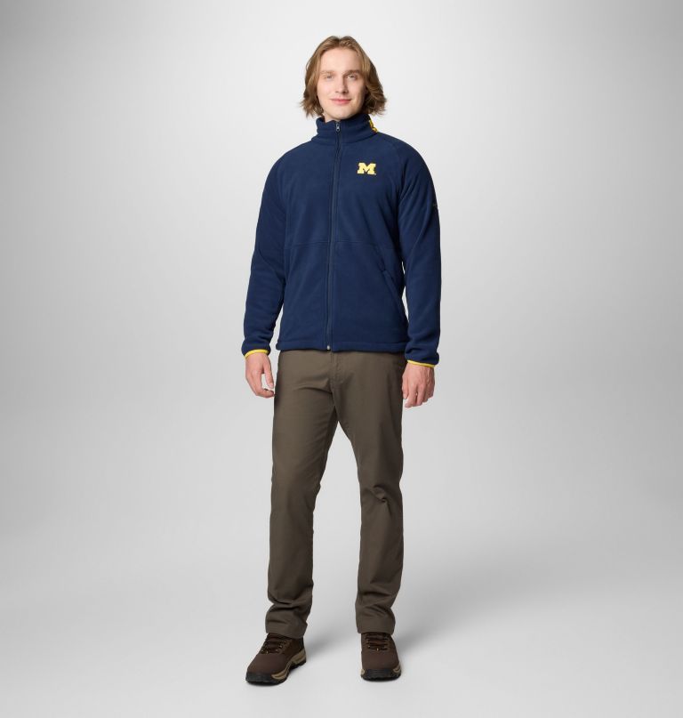 herre collegiate flanker iv fleecejakke – michigan – tall