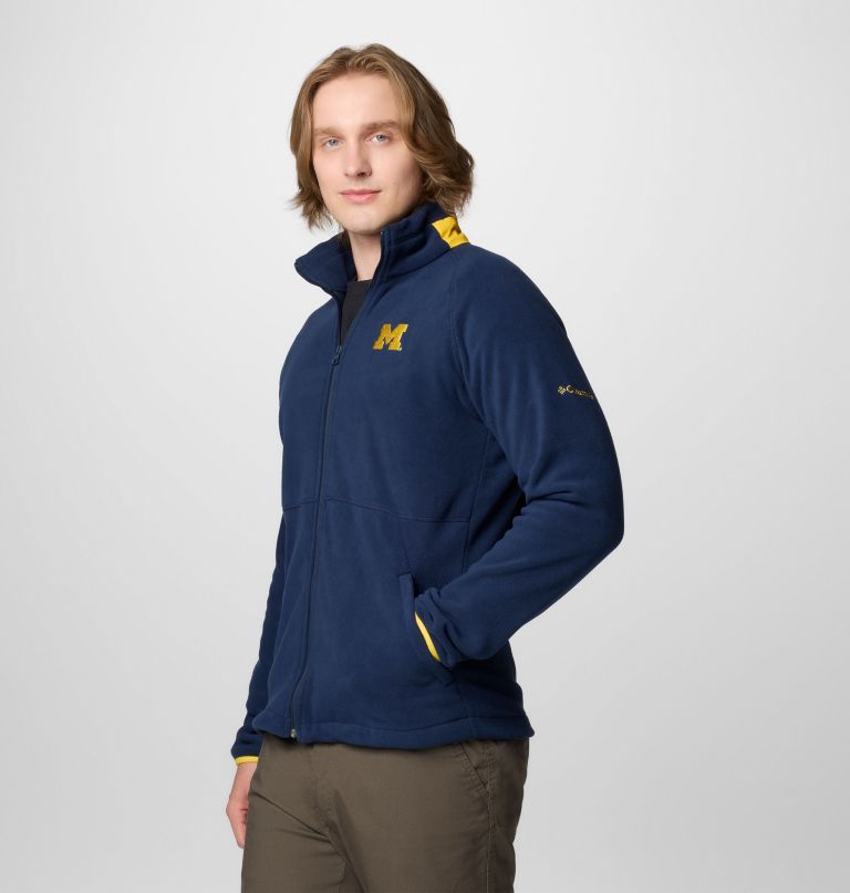 herre collegiate flanker iv fleecejakke – michigan – tall
