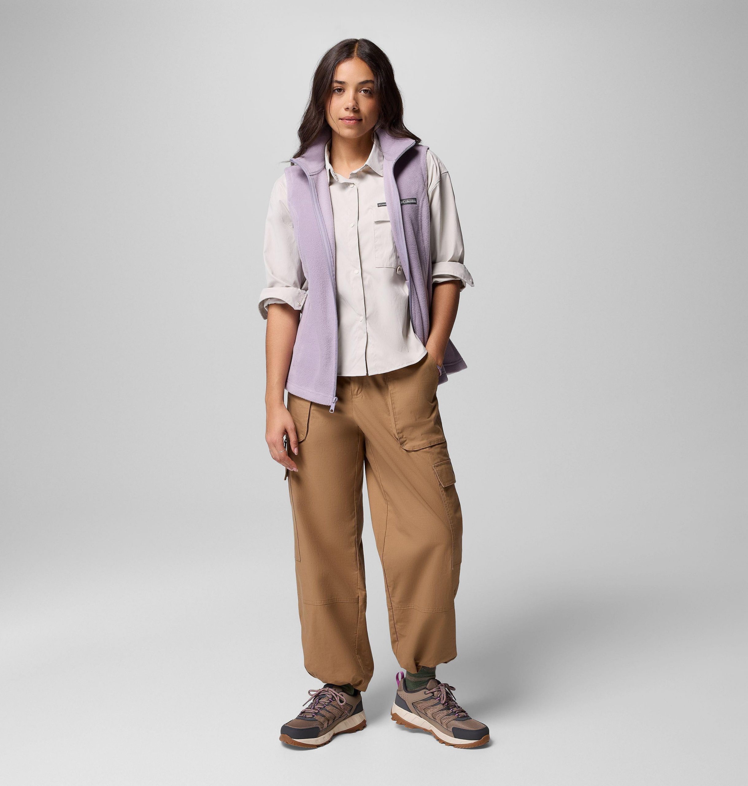 benton springs fleecevest for kvinner – petite