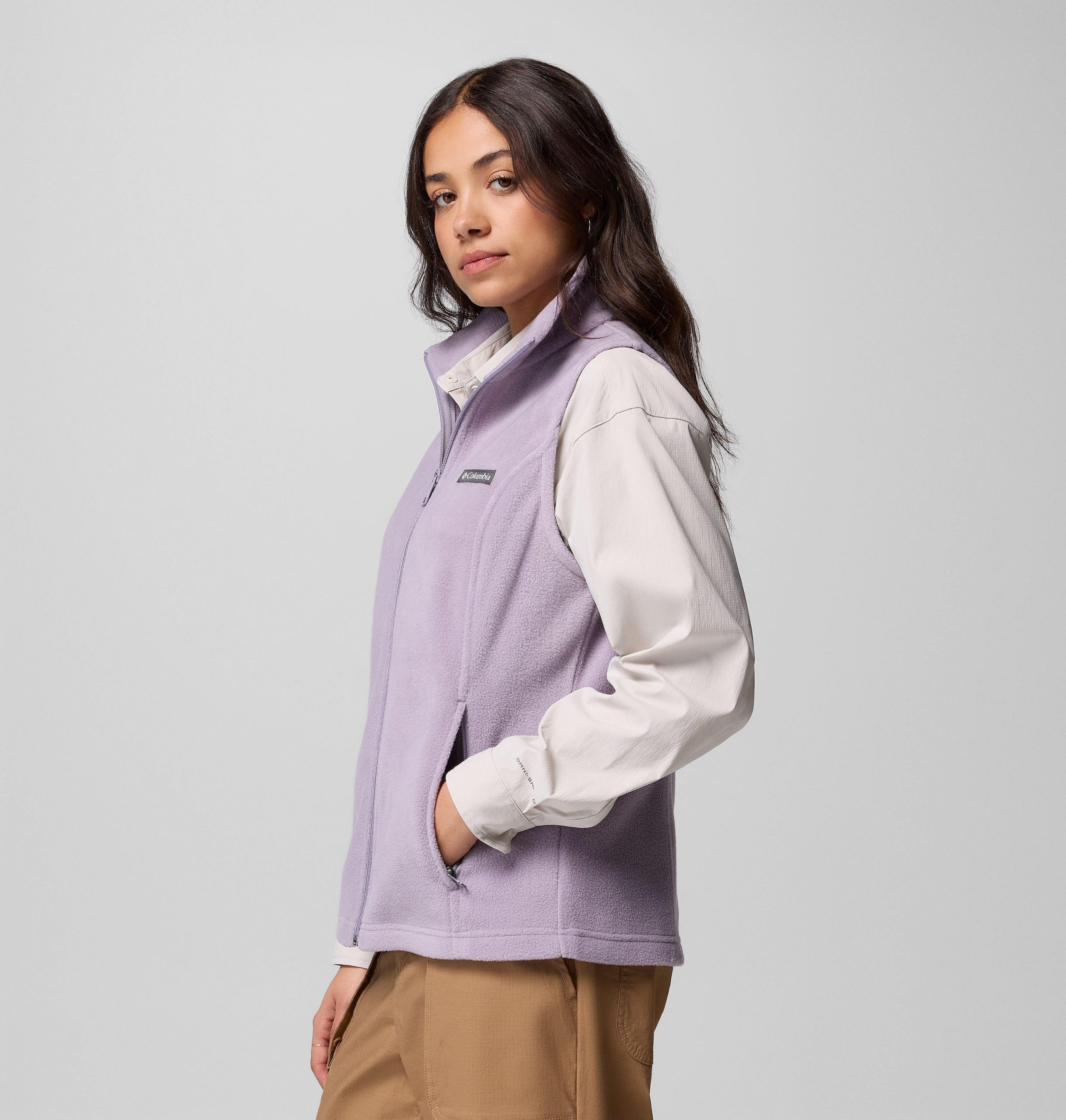 benton springs fleecevest for kvinner – petite