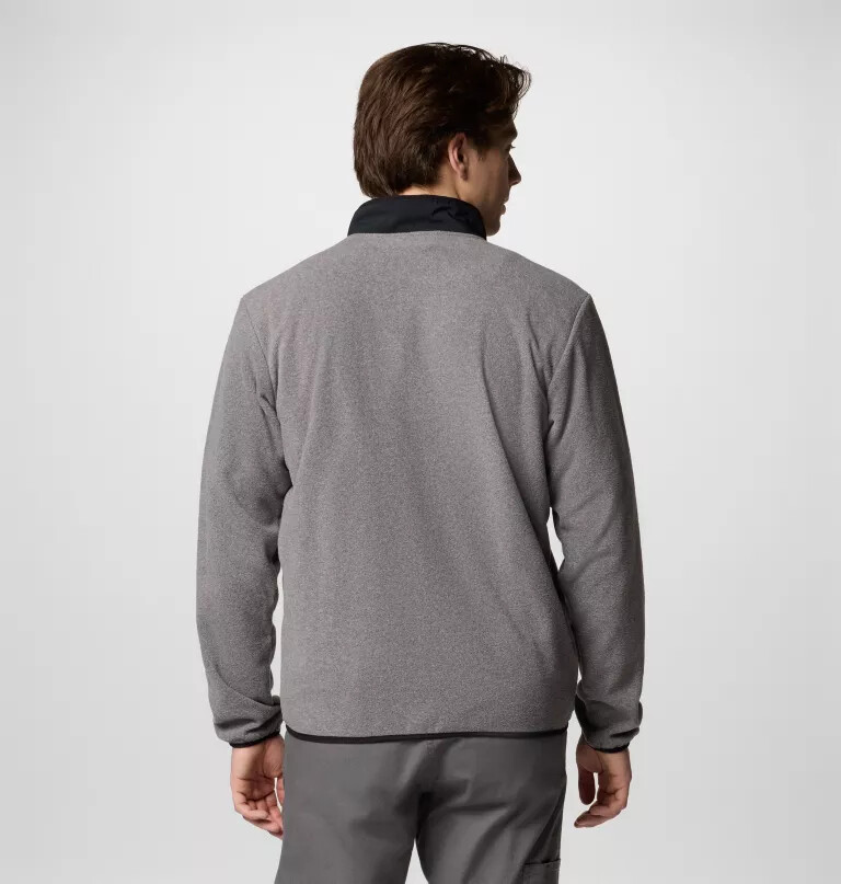 herre sequoia grove fleece med glidelås