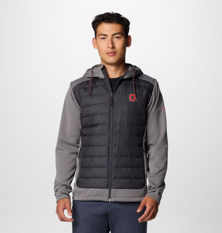 herre collegiate out-shield hybrid hettegenser – ohio state