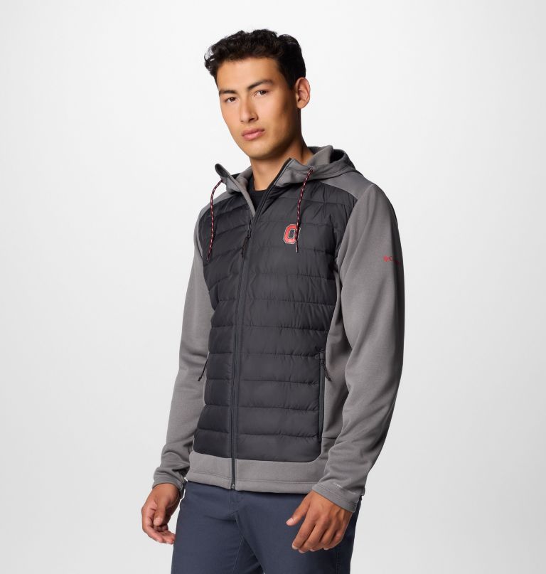 herre collegiate out-shield hybrid hettegenser – ohio state