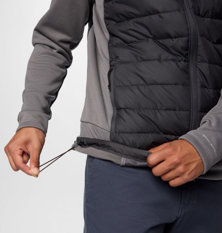 herre collegiate out-shield hybrid hettegenser – ohio state